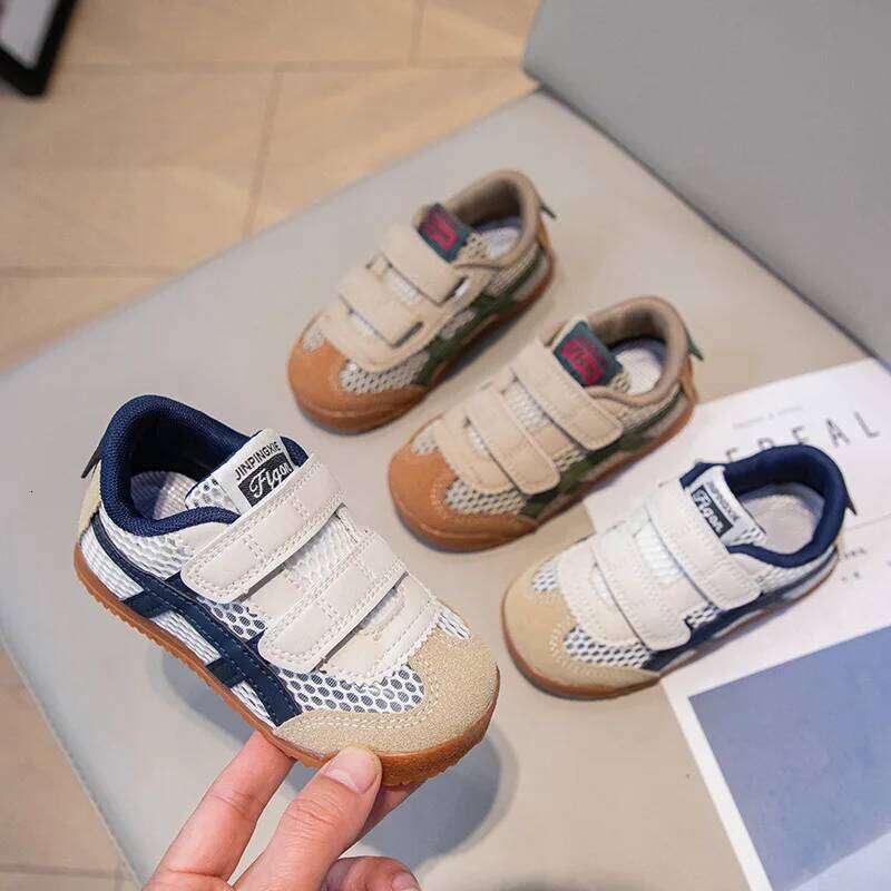 2024 Spring Summer Kids Sneakers Minimalist Breathable Sports Running For Girls And Boys Barefoot Casual Walking Shoes 26H0508