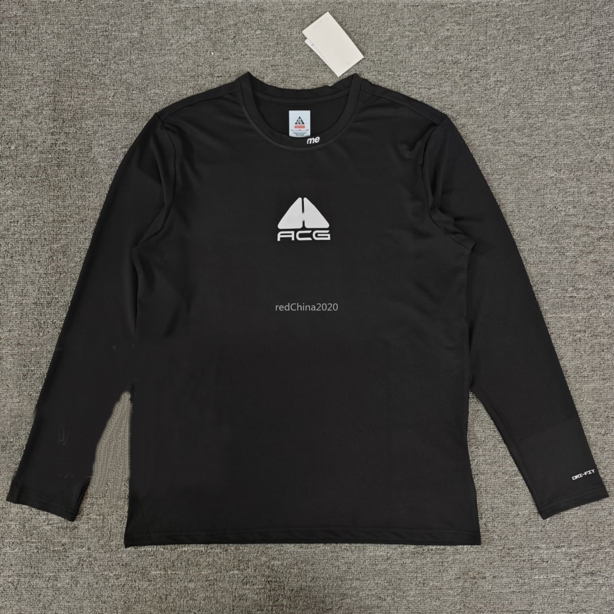 New men's quick drying sports long sleeved ACG outdoor breathable T-shirt basketball fitness training high elasticity base outerwear tops