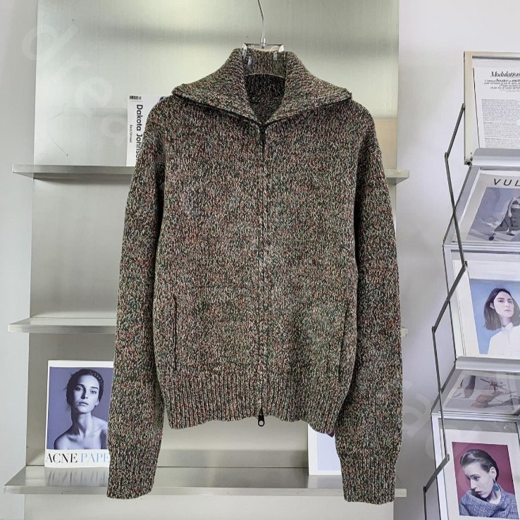 Luxury Designer Womens Sweaters Autumn and Winter 90% Wool 10% Cashmere Sweater Knitted Cardigan Coat L1289