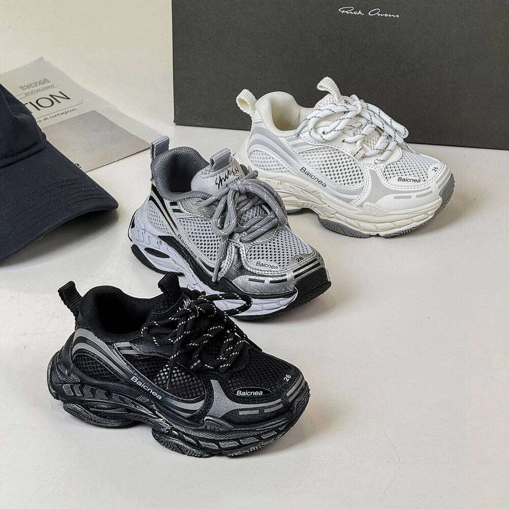 2026 Spring New Children's Sports Fashion Mesh Running Shoes Lightweight Breathable Comfortable Sandals Boys Girls 26H0508