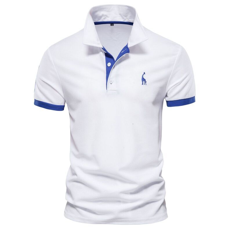 Designer Poloshirt Men Polo Shirt Men's Summer Business Polo Shirt Classic Deer Embroidery Mesh Collar Short Sleeve Wholesale S-5XL Mens Top
