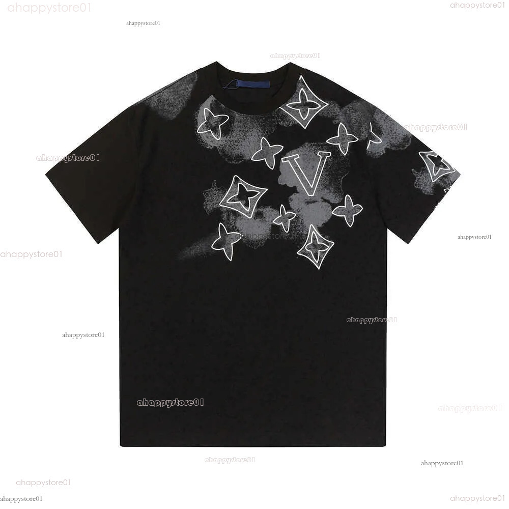 Lv Tshirts Mens Fashion T Shirt Designers Men Clothing Black White Lvs Shirts Short Sleeve Womens Casual Hip Hop Streetwear Tshirts Couple Breathabl