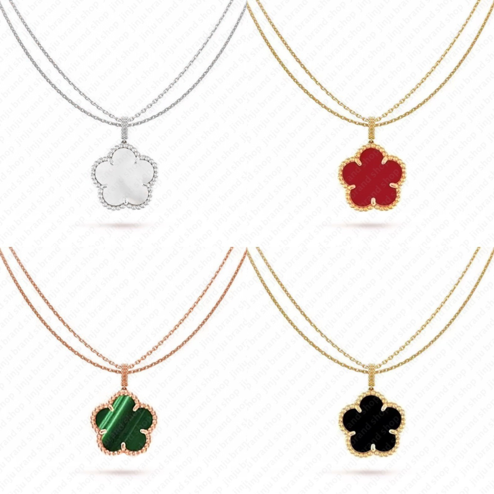 necklace designer for women leaf clover necklace designer chain luxury designer jewelry 925 sterling silver jewelry 25mm pendant necklace gifts f-image-1105047994