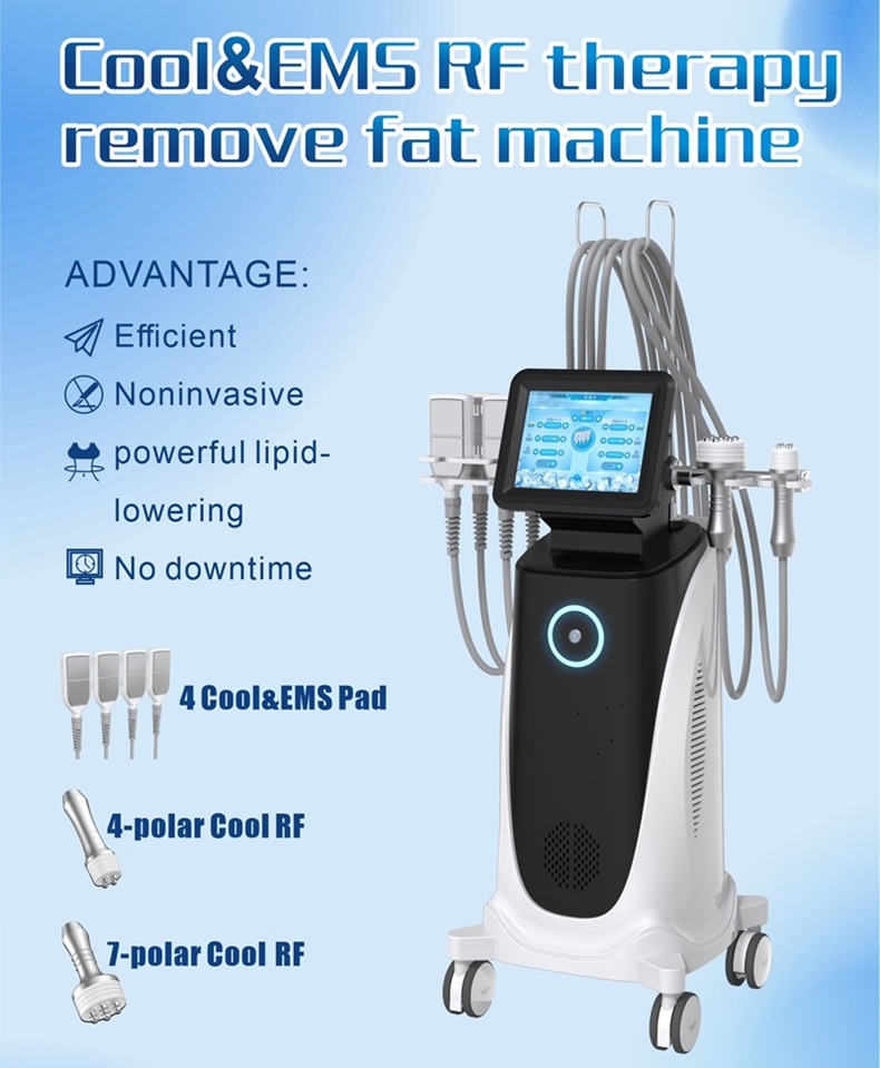 New 360 Cryo Fat Freezing Slimming Weight Loss Ems Sculpting Cryolipolysis Machine RF Skin Rejuvenation Face Lifting Cellulite Removal Slimming