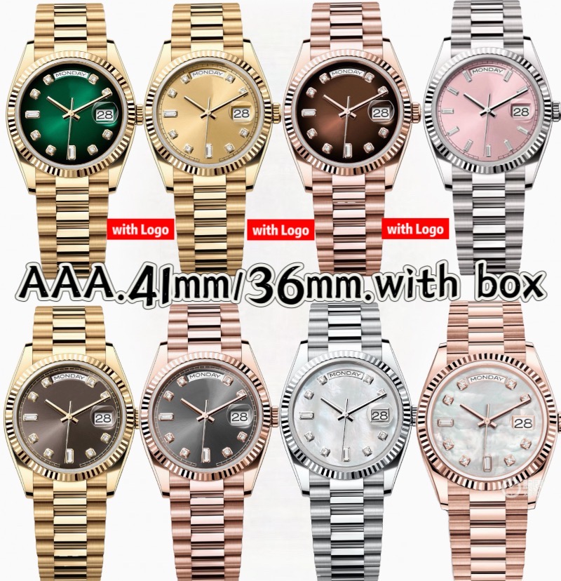 AAA+sports watch Designer Watch Man Watch Sunday Calendar 140gWeight 41mm 2813 Automatic Waterproof Sapphire Glass Stainless Steel 36mm luxe relo-image-1105056883