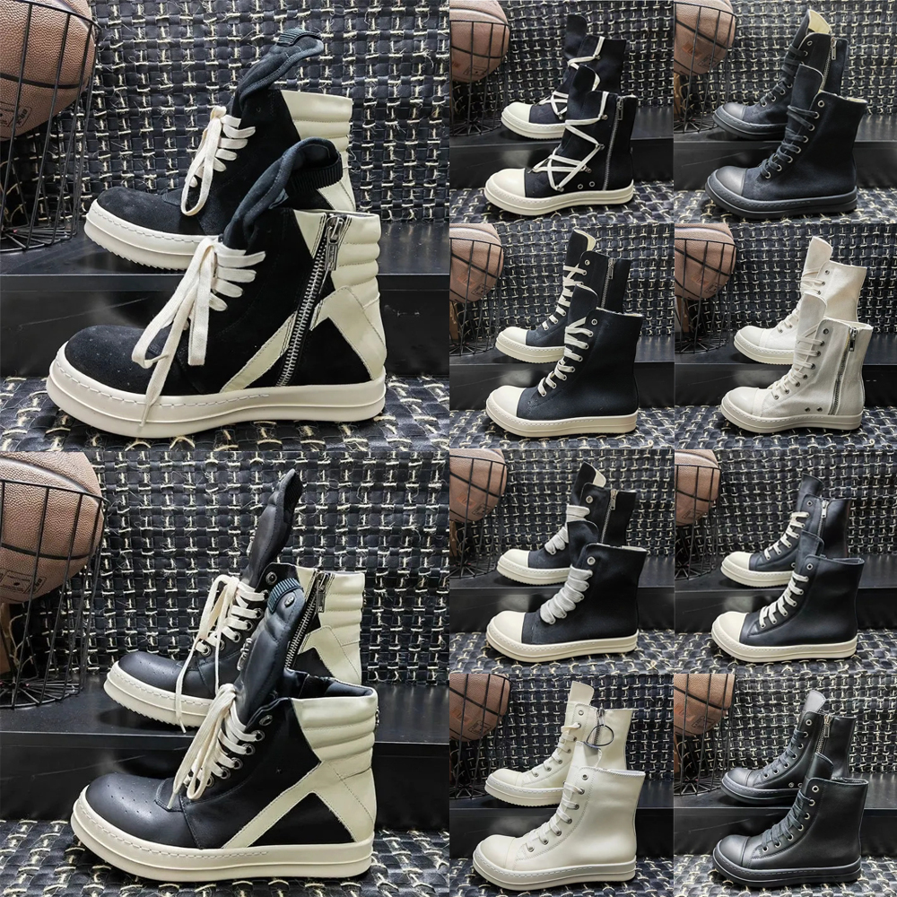Designer Boot Casual Shoes Vintage high top Sneakers Runaway Low Top Boots Genuine Leather Canvas Suede Runner Sneaker Trainers Men Women Lace-up