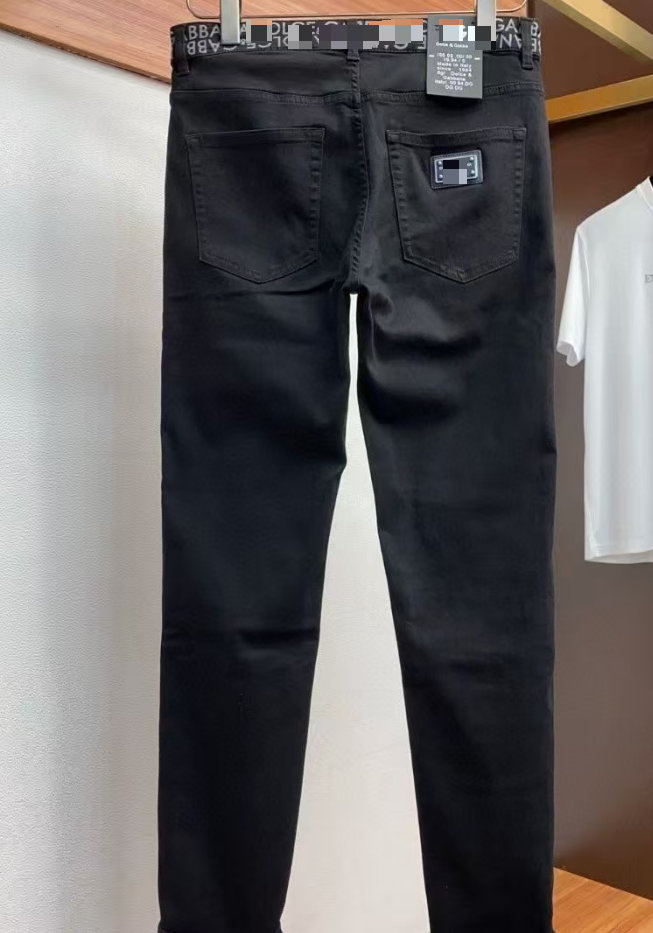 Designer stretch Hip Hop Trousers Denim jeans Mens Skinny Luxury Pants stacked jeans casual pant Motorcycle Long Jean clothing