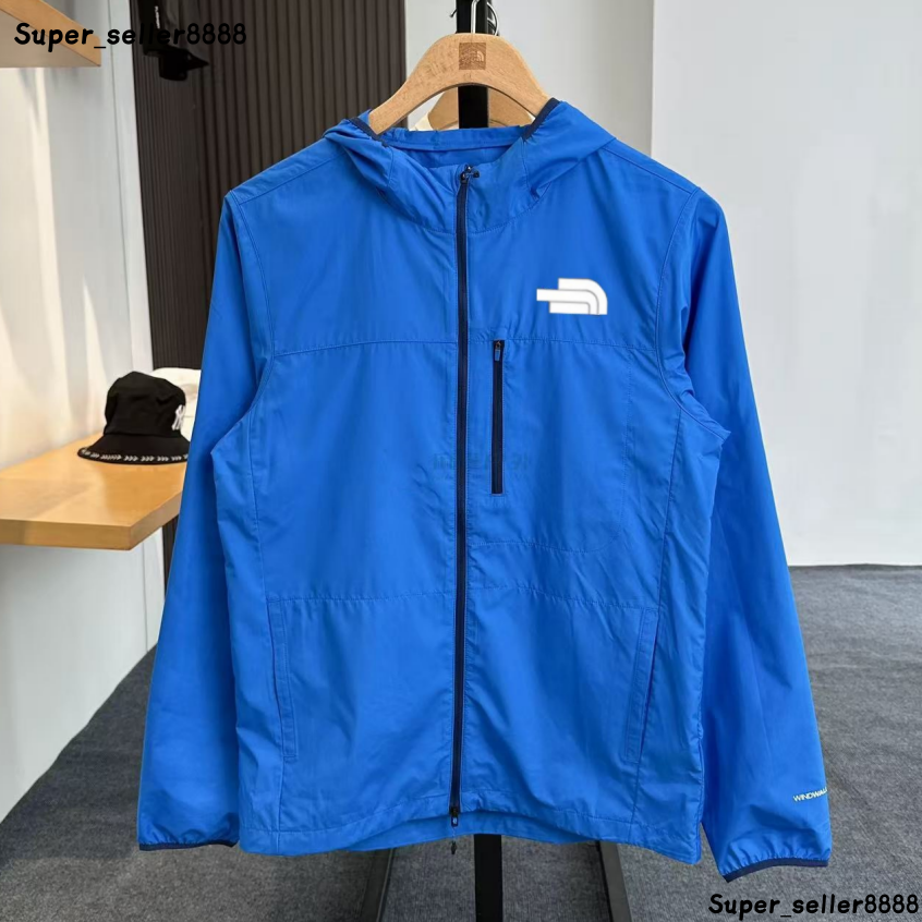 Northen Jackets Designer Men Jacket Spring Coats Thin Luxury Classic Embroidery Zip Up Coat Unisex Windbreaker Casual Hoodies Men Sport Outdoor Hood