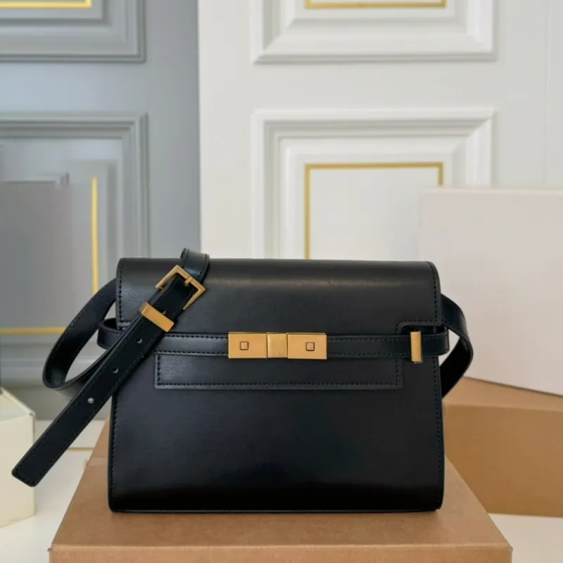 Luxury Designer bag Manhattan Crossbody Bag Women Leather sleek design Pochette Shoulder Bags Sac Luxe Purse handbags vanity pm bag briefcase messen