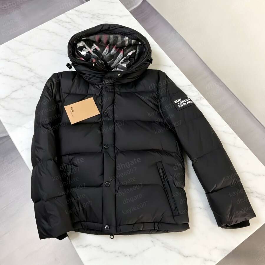 burbelly designer jacket men the sleeves are detachable puffer coat leisure down jackets womens winter doudoune homme warm Parka Luxury cropped p