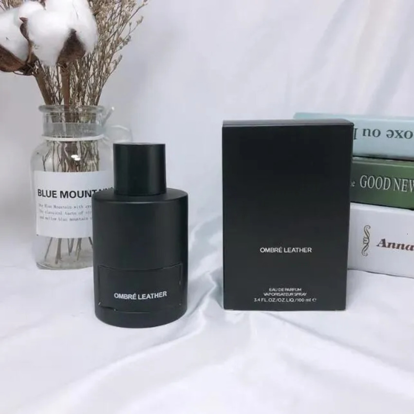 Ombre Leather Black cologne Orchid Perfume 100Ml Man Fragrance Unisex Perfume perfume Charming Spray Cologne Top Quality 003