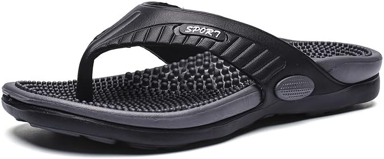 Massage Flip Flops for Men Women, with Arch Support Summer Breathable Beach Shoes, Acupressure Sandals Massage Slippers, Relief Plantar Fasciitis-image-1105179102