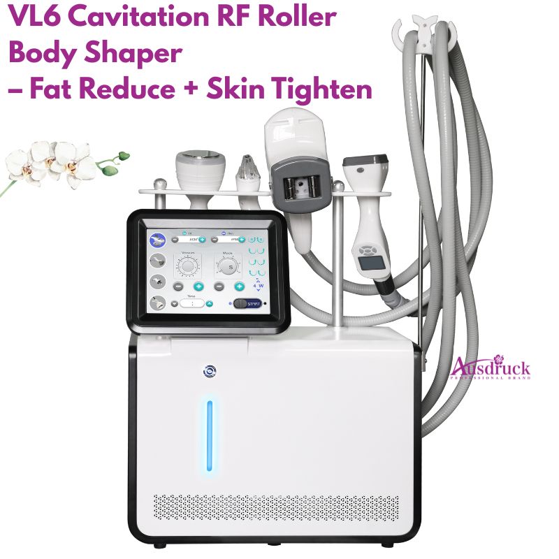No Loose Skin After Weight Loss Vacuum Roller RF Body Contouring Machine Infrared Cavitation Face Skin Tightening Aesthetic Equipment for SPA Clinic