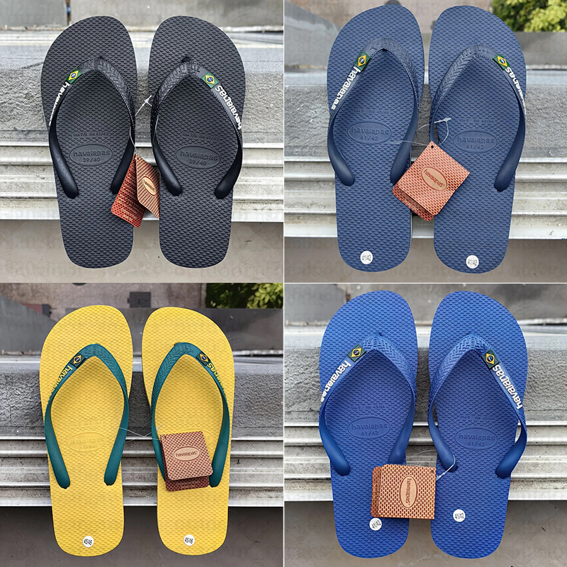 free shipping shoes designer Herringbone for men wearing summer Havana Brazil beach sandals slippers havianas flip flop mens slides claquette sandal