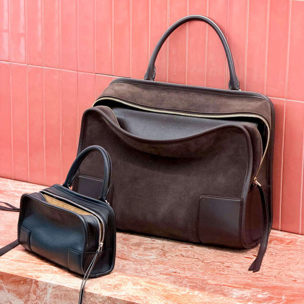 Amazona 180 Designer Shoulder Bag Large tote Bowling bag Woman Man Suede Leather calfskin Luxury Handbag Clutch satchel briefcase weekend travel Cro