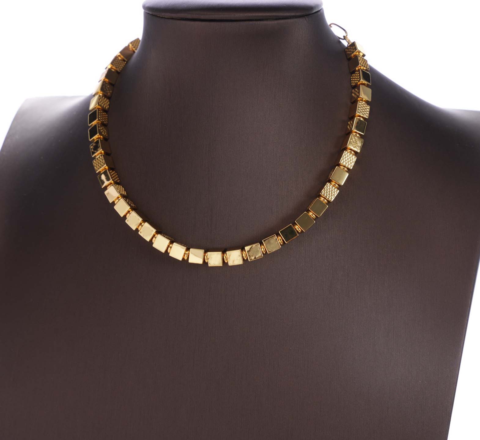 2026 Luxury quality charm pendant necklace with simple design bracelet in 18k gold plated have stamp simple style box PS6663B