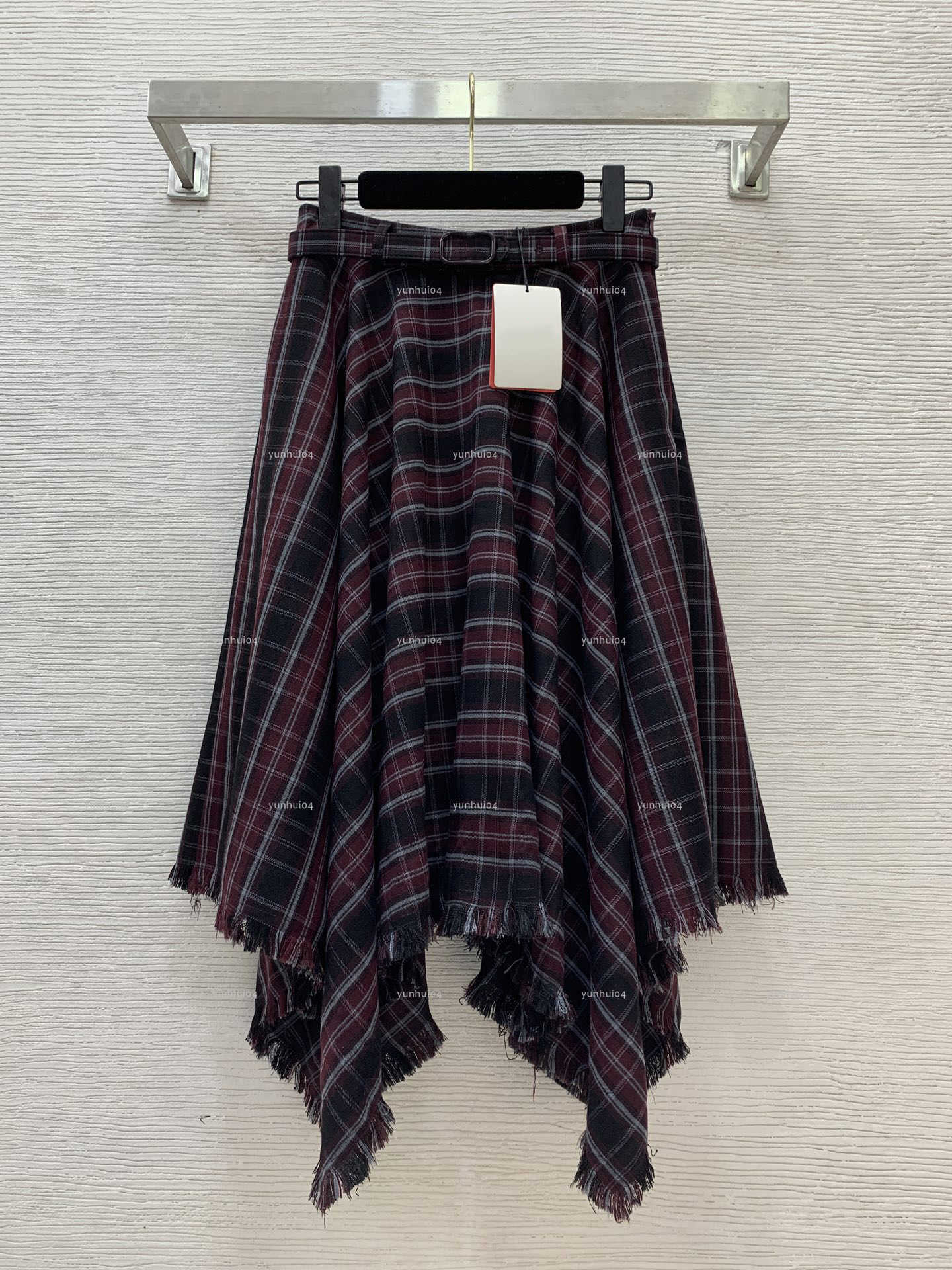 Popular Irregular women dress Summer lady dresses women designer clothes plaid skirt A101X02N150-image-1105307957