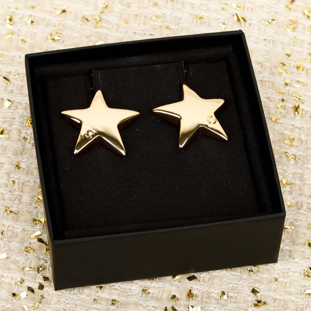 2026 Luxury quality charm star shape in small and large size in two colors plated have stamp simple design box pendant necklace PS6657B