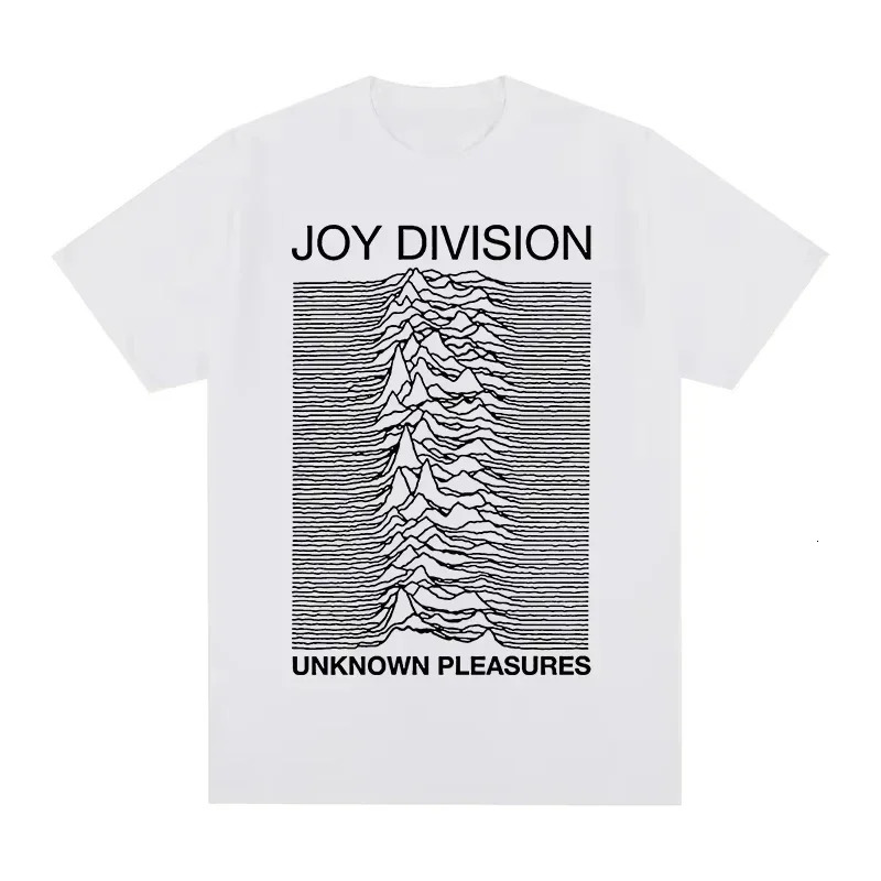 Joy Division Creative Line Print Summer High Quality 100 Cotton Casual Comfortable Mens TShirt Trendy Street Women Clothing 260507