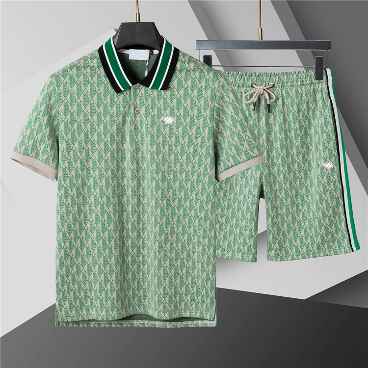 Mens Sets Designer TShirt Casual Suit Men Women Shorts T-shirt tracksuits Two Piece Set Summer Printed Short Sleeve Shorts Asian size M-3XL ZA5
