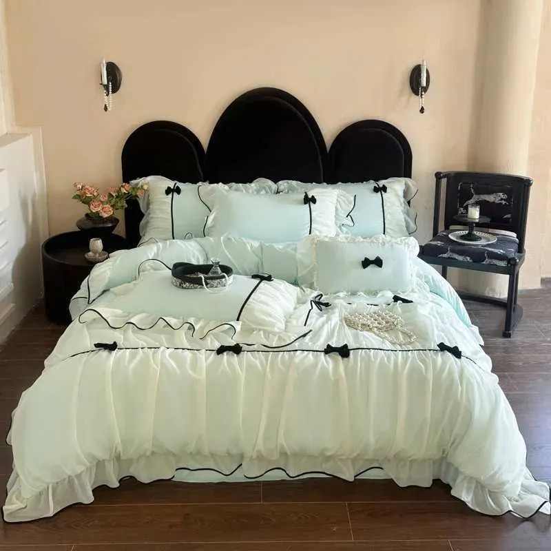 27HMB Le style sophistiqué rencontre la chaleur douillette. Ensemble de housse de couette contemporaine en mélange de coton