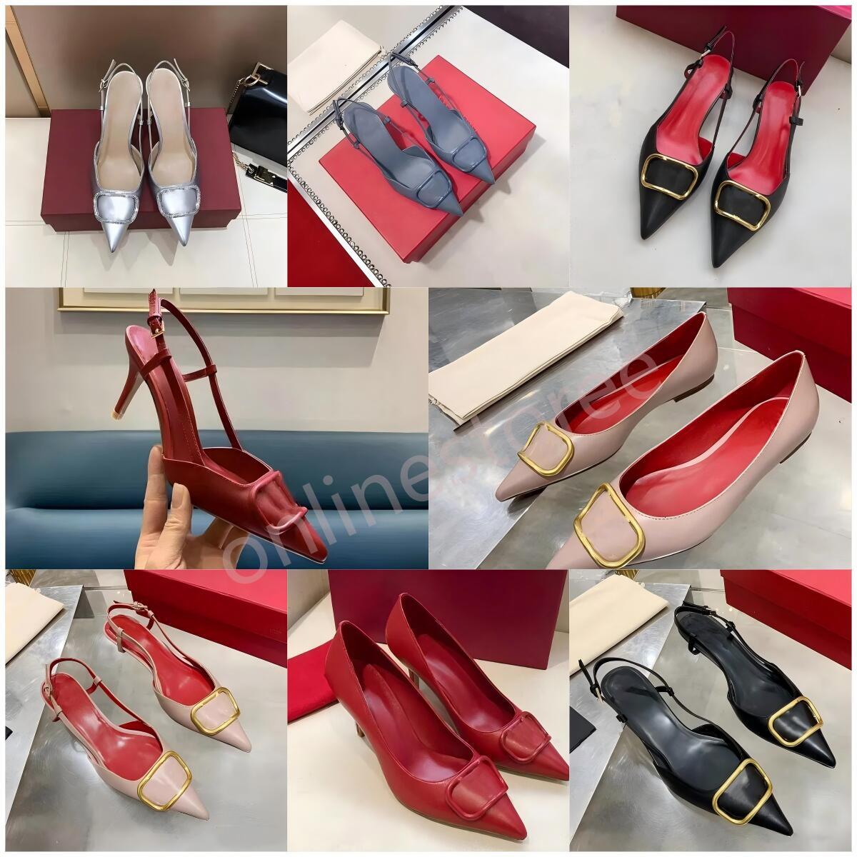 Designer Women's Sexy Crocodile Grain Luxury High Heeled classic pumps Sandals For Woman Evening Stiletto Heels Pointed Tip Court Shoe Sandalia