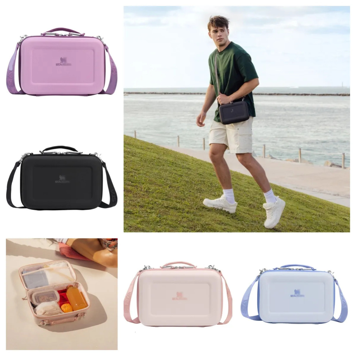 2026 Elite Backpack Lunchbox Designer Meal Sport Bag New Style EVA Insulated Lunch Bag Portable With Adjustable Shoulder Strap outdoor Free Shipping