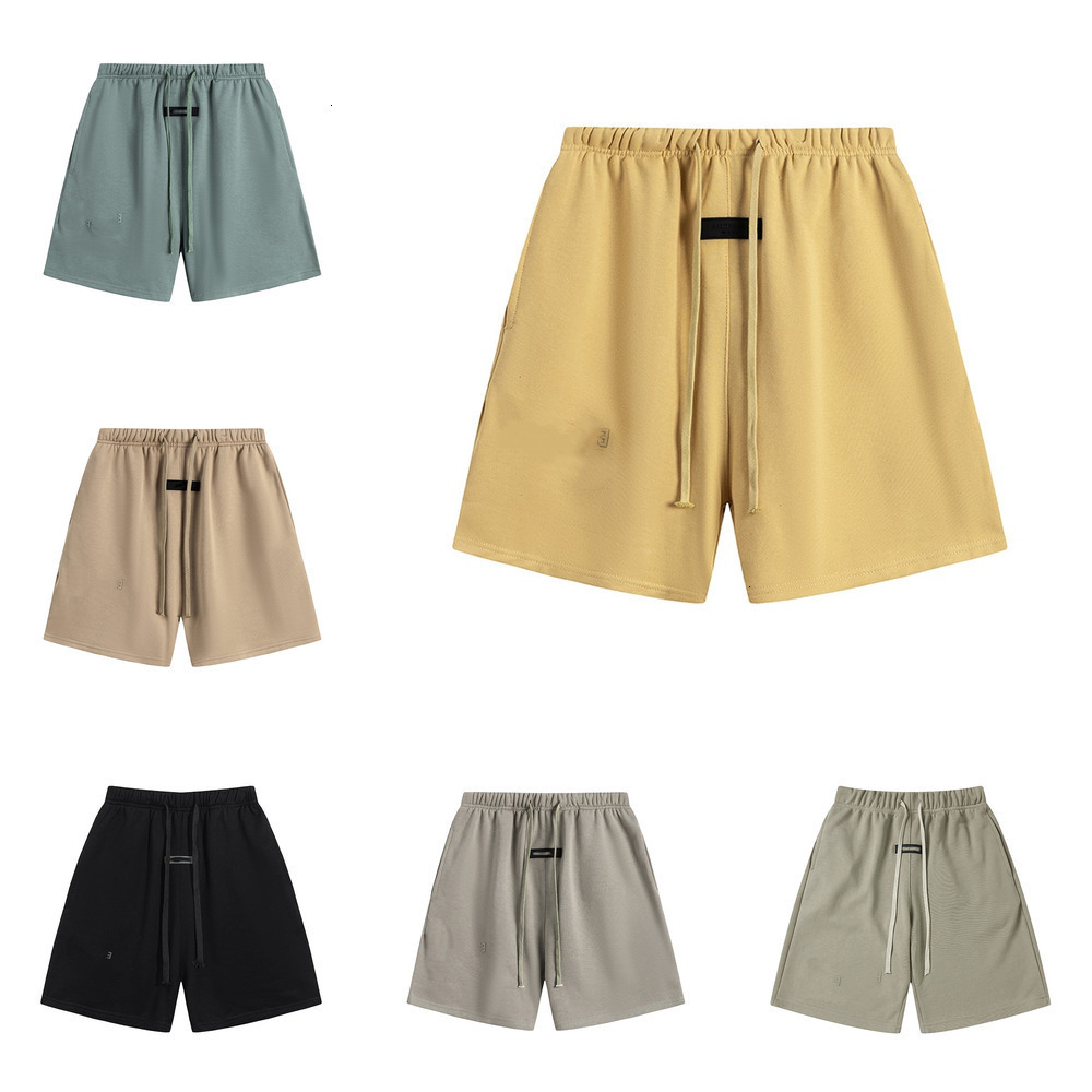 Men Shorts for Men Short Mens Designer essential shorts Cotton Relaxed Loose Letter Knee Length Short Man Summer Clothing Fashion Casual Drawstri-image-1105281259