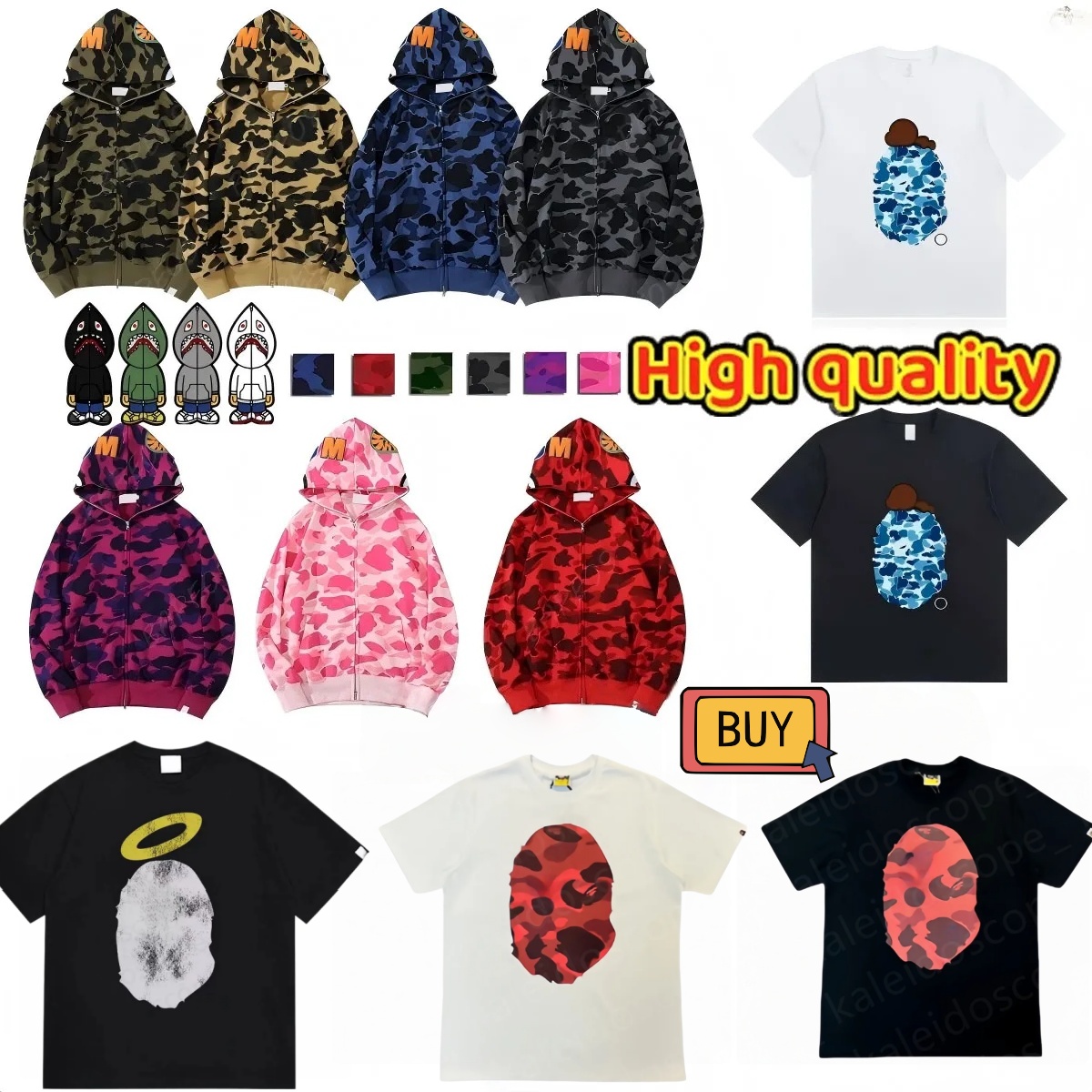 bapesshirt shorts t shirt hoodie mens designer clothes swim shorts tshirt designer hoodie t shirt bapesshoodie men New Summer Collection cotton cott