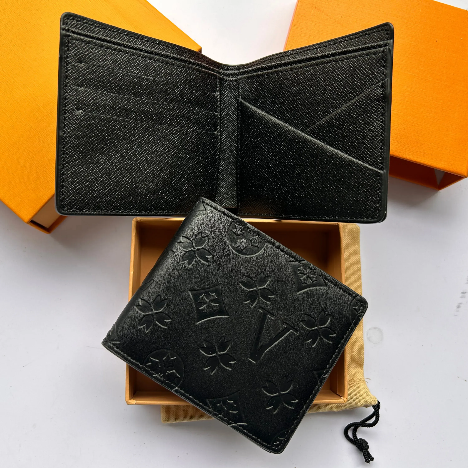 Designers Wallet Folding Top Quality Card Holder Plaid Luxury Mens Wallet Designer Women High End Purse Credit Card Holder Desigeer Purse