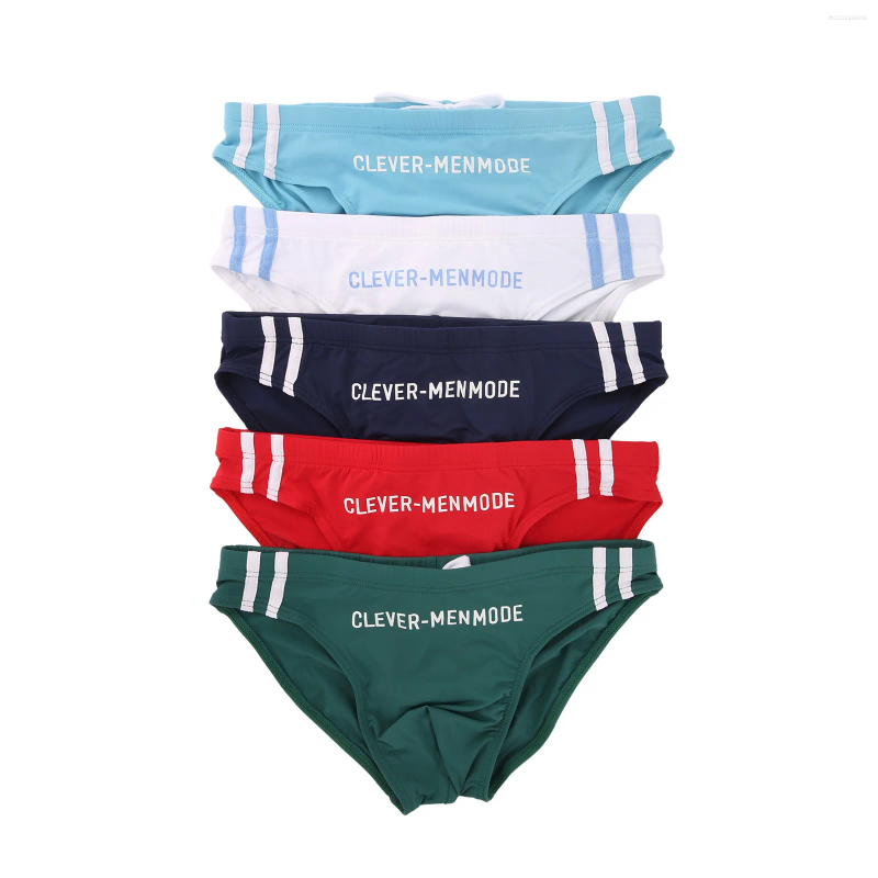 Men's Shorts Swimming Brief Beach Board Summer Seaside Beachwear Swimsuits Spring Pool Bathing Suit Youth Quick Dry Swimwear