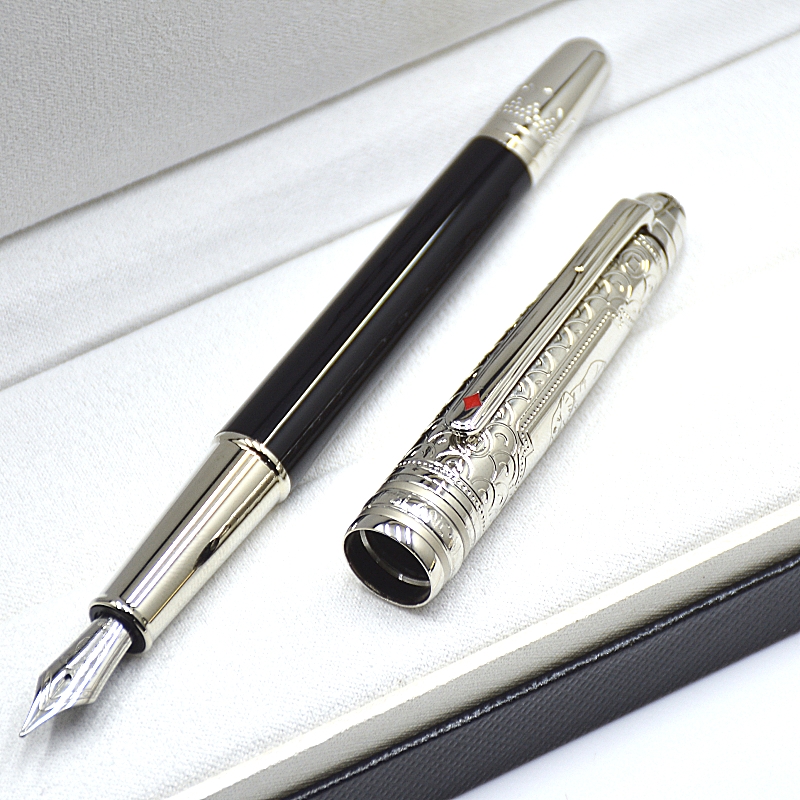 Around the World in 80 Days Special Edition Fountain Pen Riding Elephant 25 Day Office School Writing Rollerball Pens With Serial Number