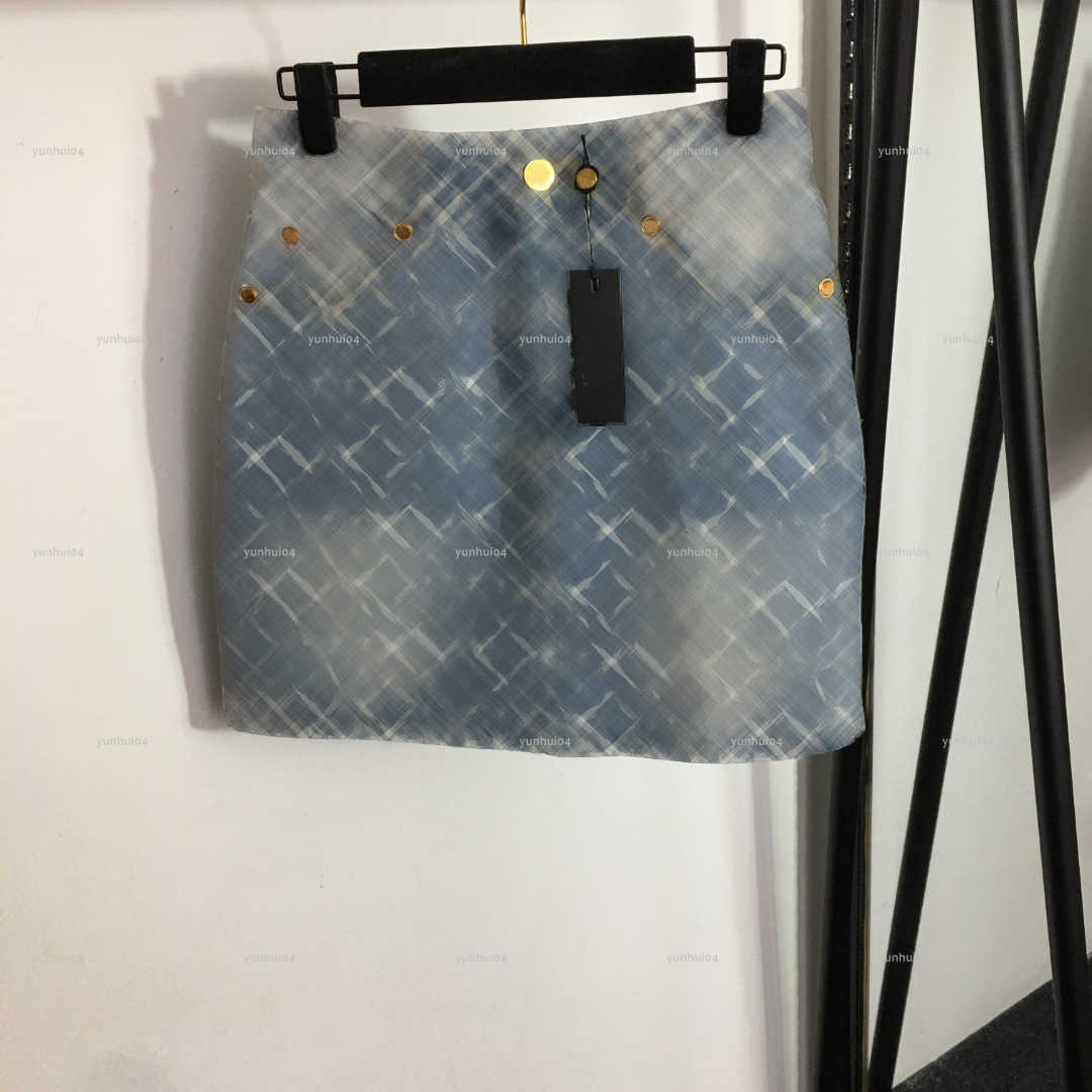 Popular short women dress Summer lady dresses women designer clothes butt hugging high waisted denim half skirt A1175X02N085-image-1105308541