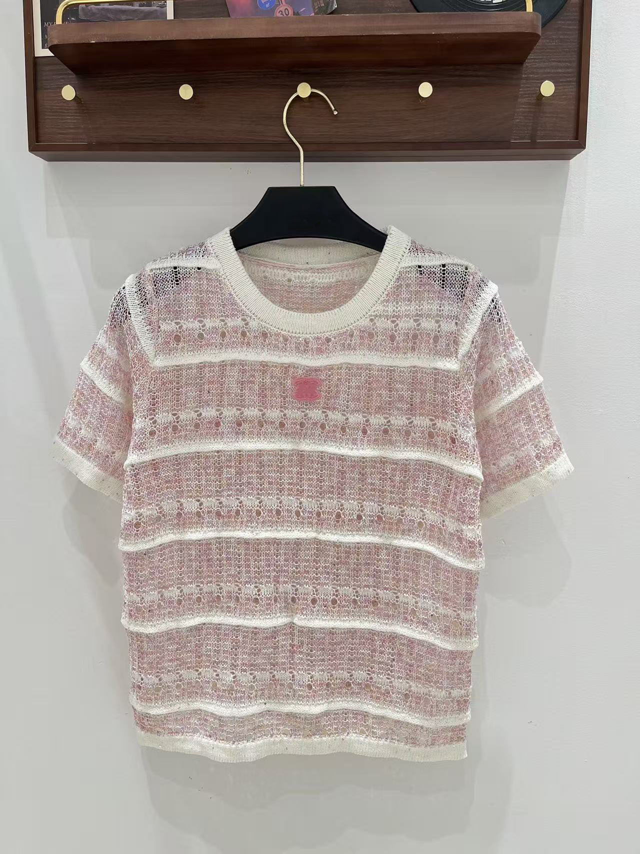 sweaters and Tshirts Designer Brands Fashionable Summer Knitted Womens TShirt Womens Sweaters Tops High Elasticity Slim Fit Vest Camis Sexy M260805