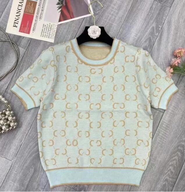 2026 Summer New Womens Knits Tees Sweaters Letter G Luxury brands Women designer Knits T-shirts fit 85-130 lb