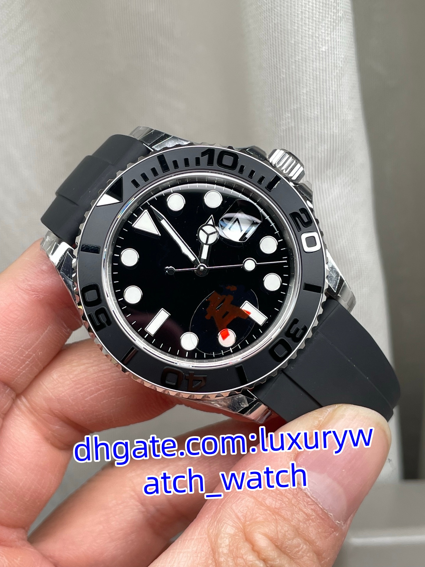VSF Factory Men's Watchs CAL.3235 Movement Automatic Sapphire BLACK 18K White Gold Rubber 42MM 226659 Mechanical Waterproof VS Wristwatches Box