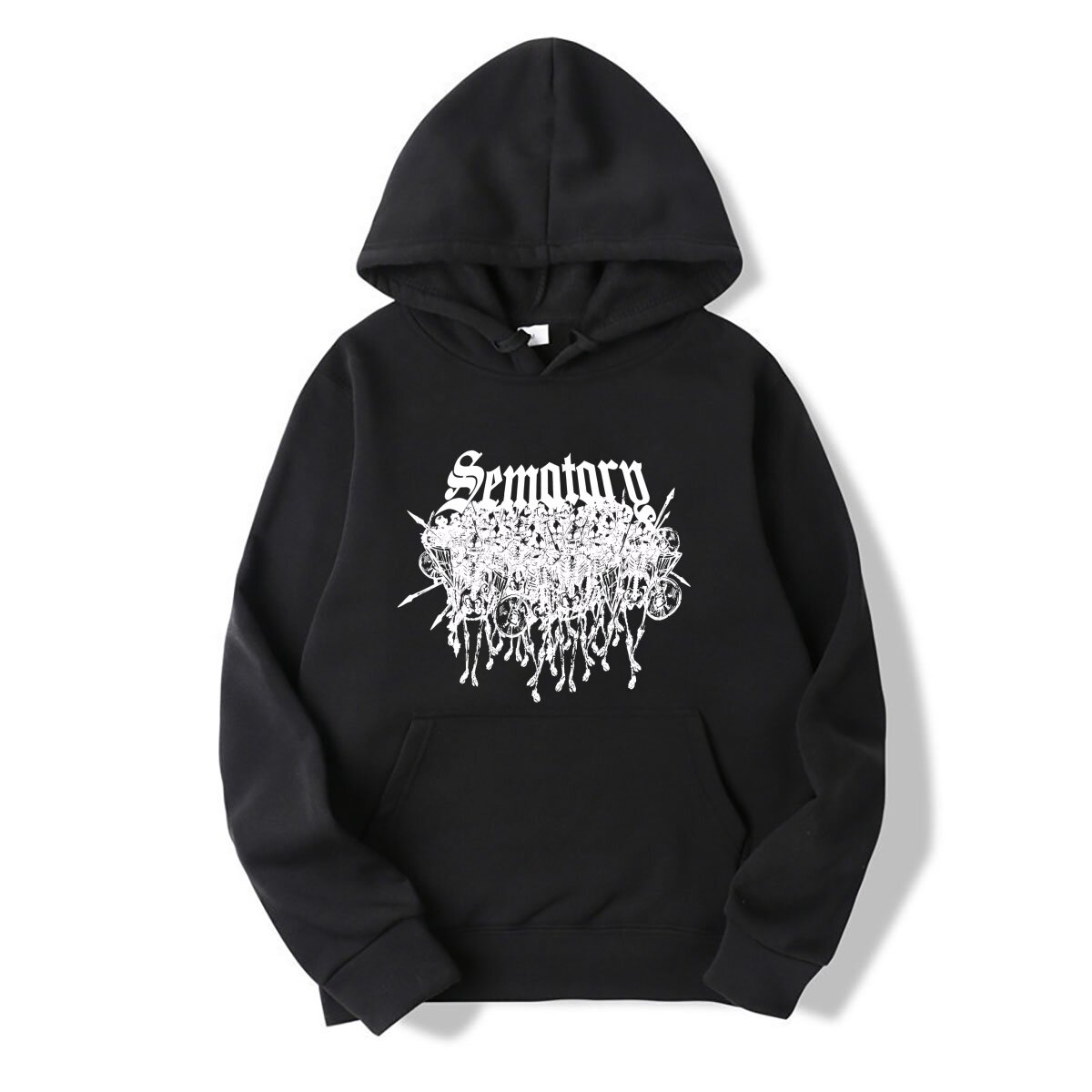 Haunted Mound Sematary Skellingtons Album Tour Merch Oversized Hoodie Women Men Harajuku Sweatshirt Lstreetwear Hip Hop Pullover Hooded Jacket