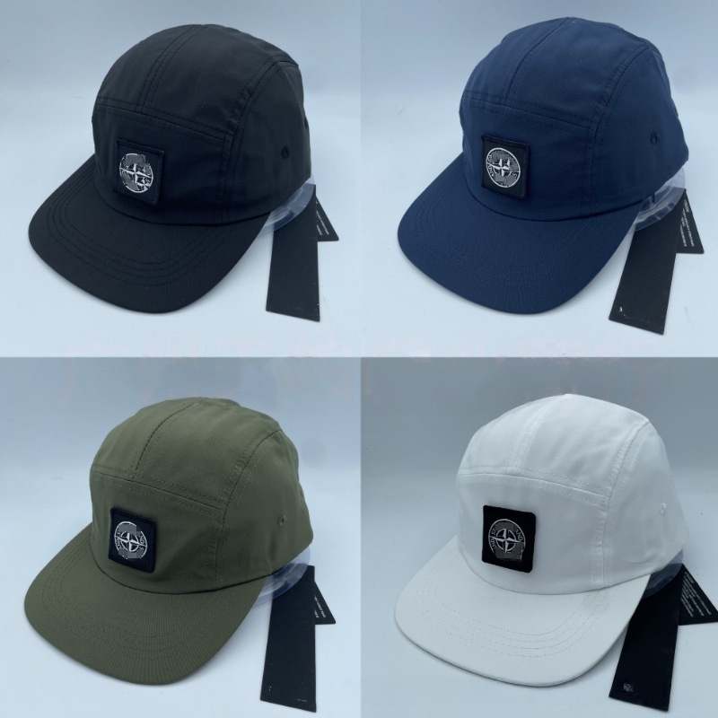 Baseball Cap Men Women Quick Dry Camp Hat Unisex Square Patch Logo Sun Hat for Streetwear