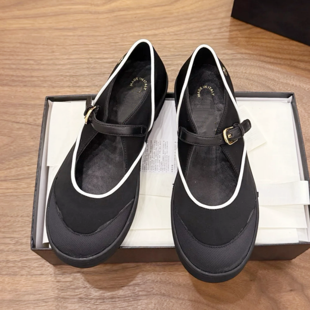 Women ballerina ballet Flat mary jane shoe Designer Boot Casual sneaker Luxury prom dress leather moccasin Loafers Shoe Mirror quality Outdoor sport