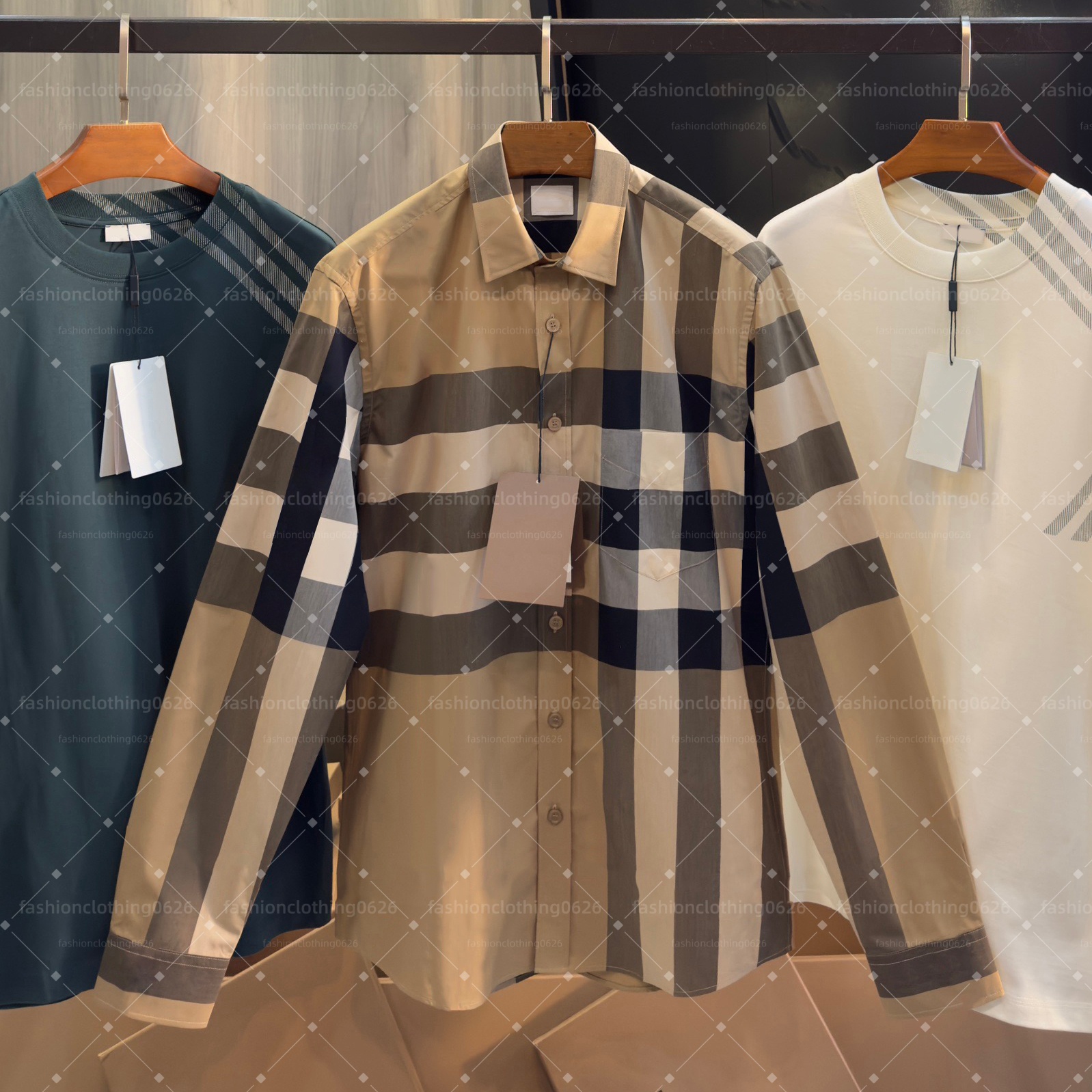 High quality designer mens shirts fashionable shirts mens casual shirts summer long sleeved shirts summer men's fashion Designers women button