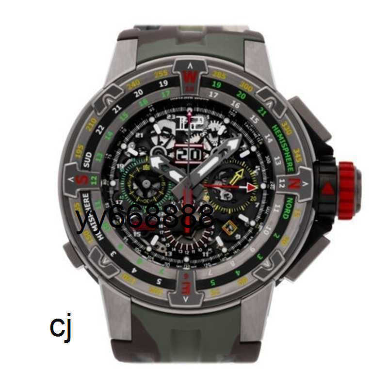 Luxury Men Watches 60-01 series Men's Watches Flyback Automatic 50mm Titanium Mens Watch cygood AXYY