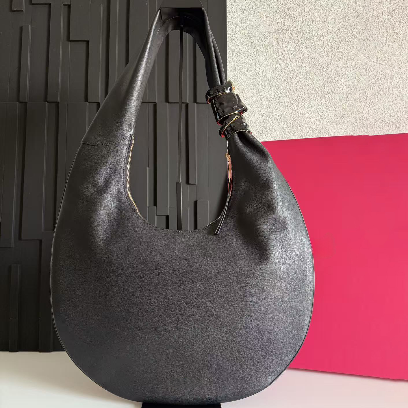 Schiaparelli sac souffle shoulder bags women handbags quilted genuine leather crossbody hobo purses luxury tote bag-image-925932741