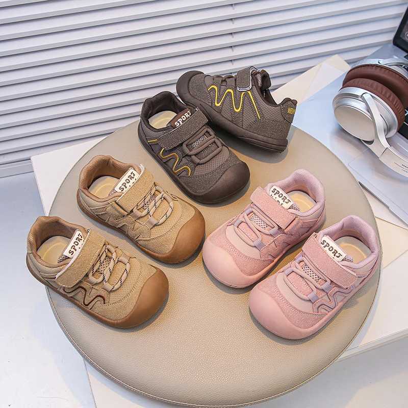 2025 Children Sneakers Boys Anti-slip Soft Sole Casual Shoes Girls Low Top Comfortable Infant Shoes Size 20-30 C260511