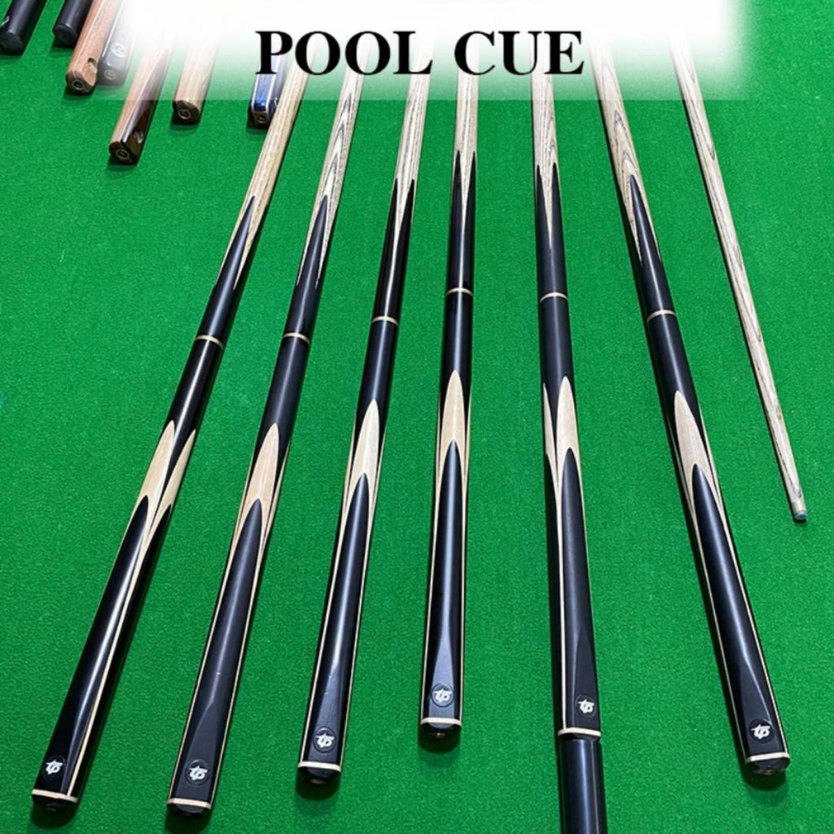 3/4 Split Ash Wood Snooker Cue, Professional 10mm Small Head Billiard Cue for Pool and Snooker-image-1105455769