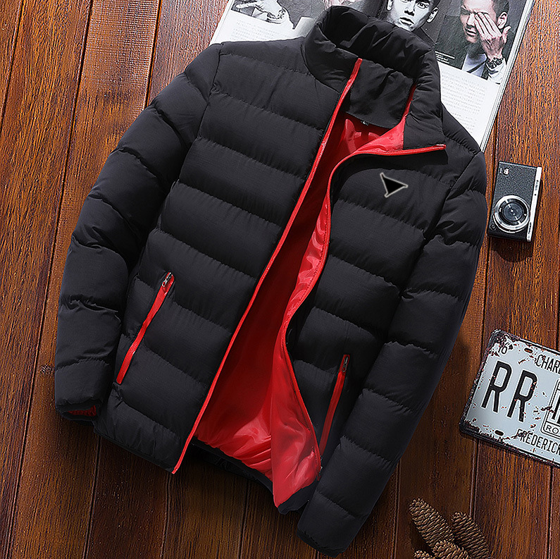 New 2026 Winter High Quality Luxury Men Designer Down Jackets Embroidered Triangle Brand Logo Men Women Puffer Parkas Cotton Jacket Coats Asian Size