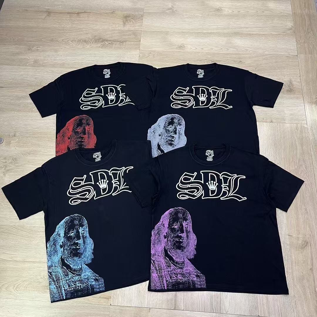 TRENDING 2026 New Mens Designer t Shirts Sdl Blue Strips x Asi Black Hoodie SDL Hoodies Collection Hip-hop Retro Street Rock Style hoodies TURE size