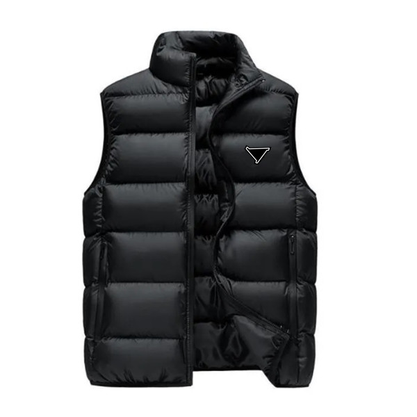 M-6XL down cotton waistcoat for men Autumn winter loose collar sleeveless vest plus size men's cotton jacket