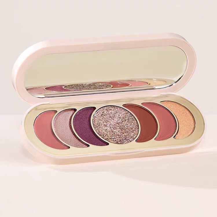 Rare Beauty Eye Shadow Discovery Eyeshadow Palette 7 Colors Came to Play Give yourself Grace 1.2g 0.65g Matte Shimmer Long Lasting Natural Eye Sh-image-856229573
