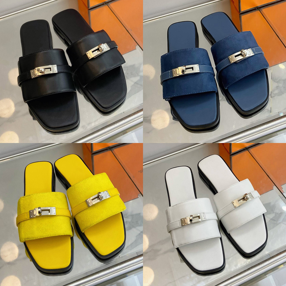 26SS Complete Luxury Slides Designer Women Sandals Made Of Leather And Non-Slip, It's The Designer shoes Designer sandals Slides Slippers 11a