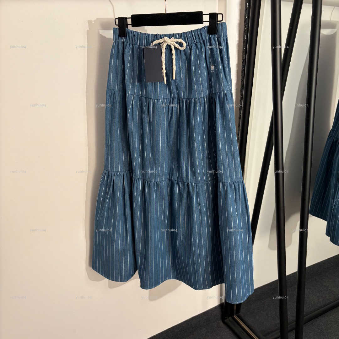 Popular strap women dress Summer lady dresses women designer clothes high waisted A-line skirt A097X02N049-image-1105618815
